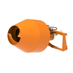 Drum type concrete mixer
